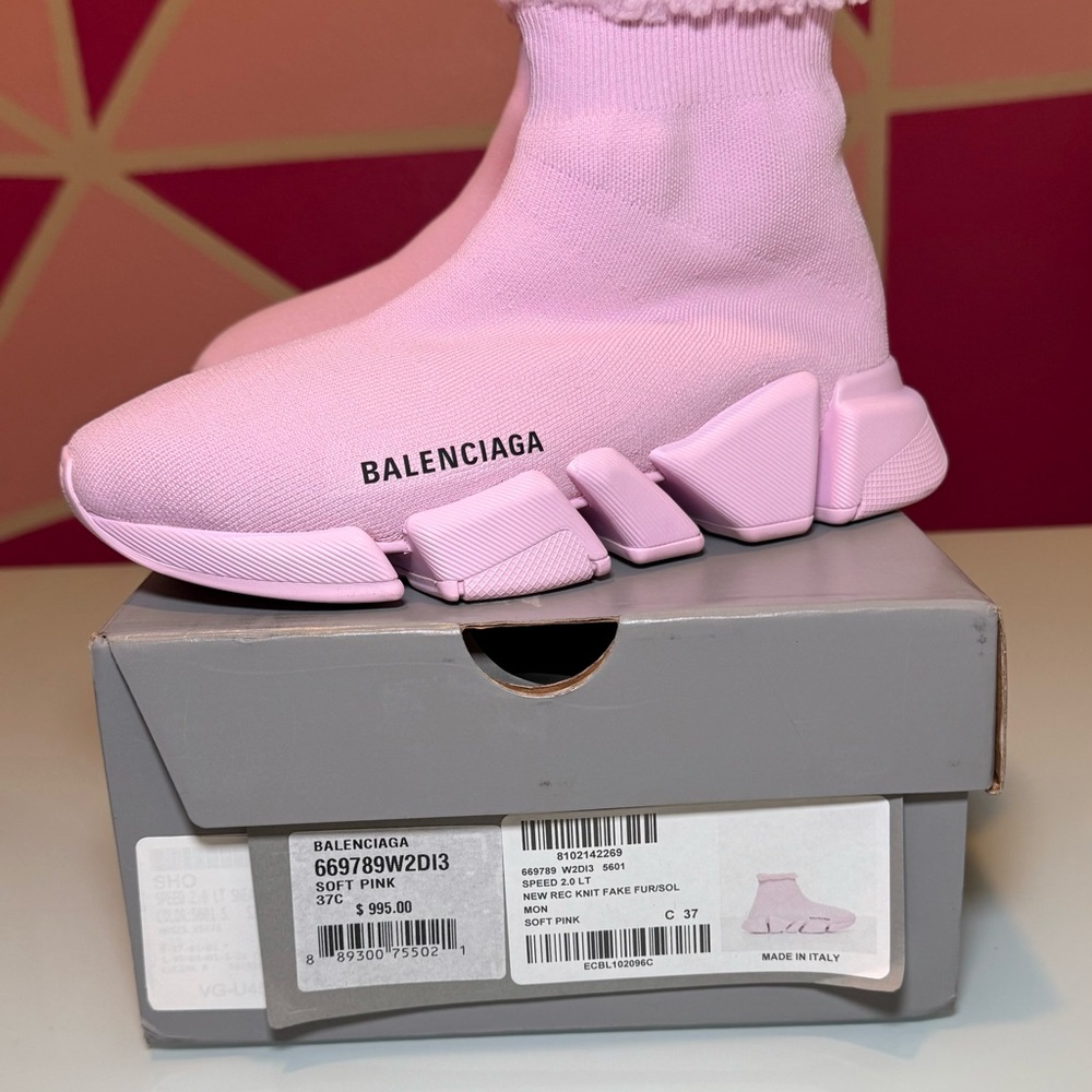 Balenciaga Speed 2.0 LT Women Sneakers - Pink - Picture 6 of 6